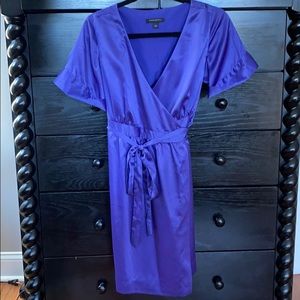 Purple Silk Dress by Banana Republic
